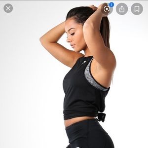 Gymshark tie back tank vest